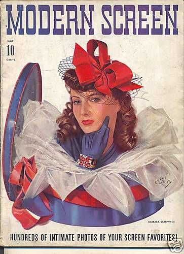 MODERN SCREEN magazine cover Issue 126 May 1941